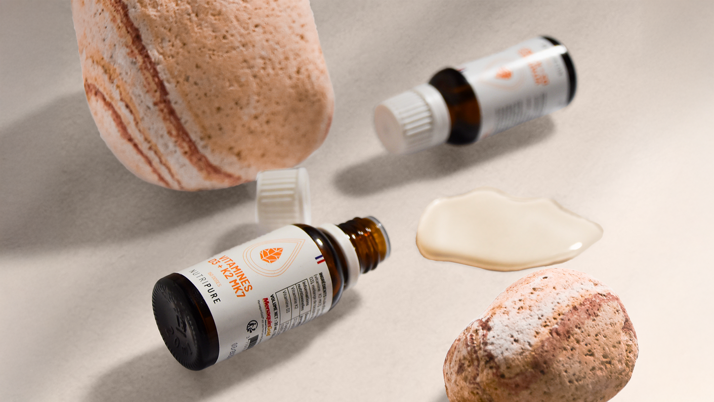 Vitamine D3 K2-MK7 1000 UI